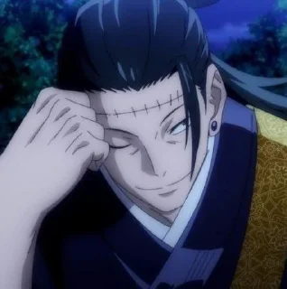 🌑 emoji ✣➺ @yuki_stikers ﹌✣➺ SUGURU賞GETOU Telegram sticker 1 of 78