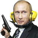 Sticker from Vladimir Putin