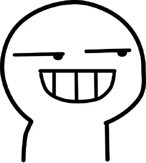 😆 emoji @MabidaX's TeleBot Vol.1 Telegram sticker 5 of 44