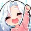 🙋‍♀️ emoji ˗ˋʚ 𝑔𝑖𝑟𝑙𝑦 ♡︎ @I1RRN ɞˊ˗ Telegram sticker 1 of 200