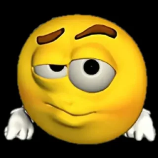🤨 emoji Joe Telegram sticker 8 of 12