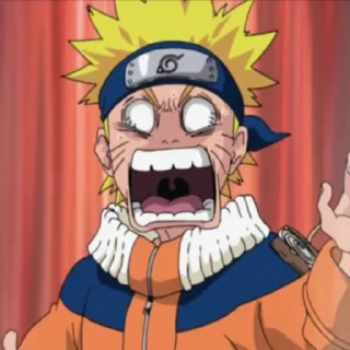 😱 emoji Naruto Telegram sticker 7 of 120