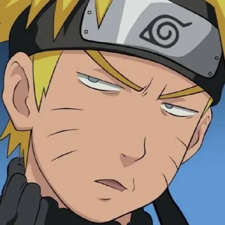 🤨 emoji Naruto Telegram sticker 23 of 120