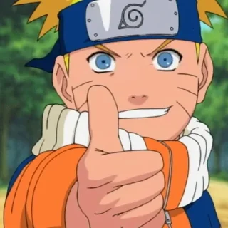 👍 emoji Naruto Telegram sticker 13 of 120