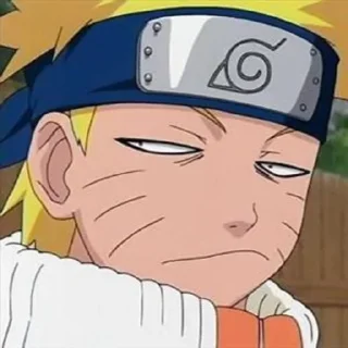 😒 emoji Naruto Telegram sticker 19 of 120