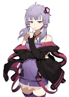 🌟 emoji ♫⃝⬤◯ Yuzuki Yukari // @KesitoMania Telegram sticker 24 of 120
