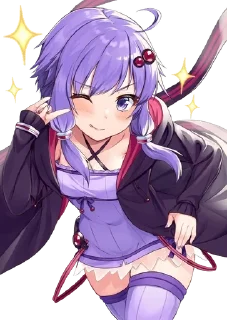 🌟 emoji ♫⃝⬤◯ Yuzuki Yukari // @KesitoMania Telegram sticker 15 of 120