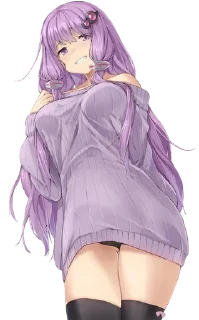 🌟 emoji ♫⃝⬤◯ Yuzuki Yukari // @KesitoMania Telegram sticker 17 of 120