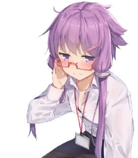🌟 emoji ♫⃝⬤◯ Yuzuki Yukari // @KesitoMania Telegram sticker 19 of 120