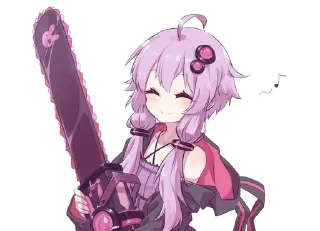🌟 emoji ♫⃝⬤◯ Yuzuki Yukari // @KesitoMania Telegram sticker 6 of 120