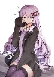 🌟 emoji ♫⃝⬤◯ Yuzuki Yukari // @KesitoMania Telegram sticker 23 of 120