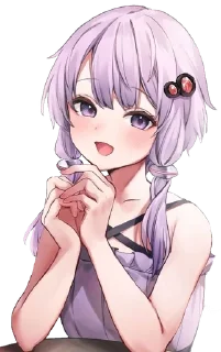 🌟 emoji ♫⃝⬤◯ Yuzuki Yukari // @KesitoMania Telegram sticker 16 of 120