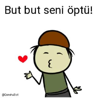 💋 emoji But but @Qonshubot Telegram sticker 19 of 31