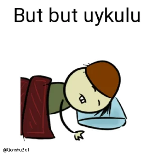 😴 emoji But but @Qonshubot Telegram sticker 17 of 31