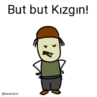 😡 emoji But but @Qonshubot Telegram sticker 16 of 31