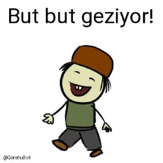 🚶‍♂️ emoji But but @Qonshubot Telegram sticker 10 of 31