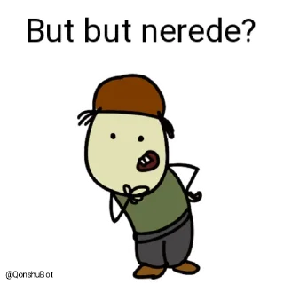 🤔 emoji But but @Qonshubot Telegram sticker 5 of 31