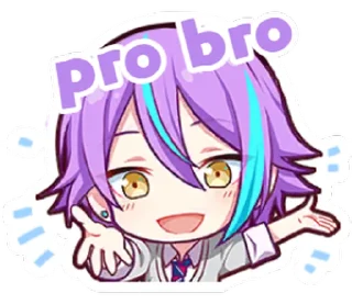 Sticker from but bro