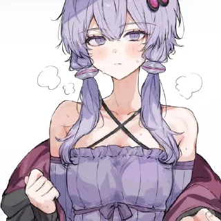 🌟 emoji ♫⃝⬤◯ Yuzuki Yukari // @KesitoMania Telegram sticker 20 of 120