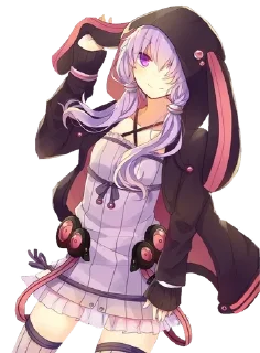 Sticker from ♫⃝⬤◯ Yuzuki Yukari // @KesitoMania