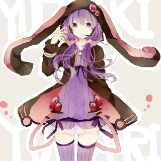 🌟 emoji ♫⃝⬤◯ Yuzuki Yukari // @KesitoMania Telegram sticker 12 of 120