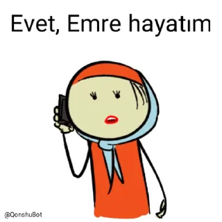 😊 emoji Emre ve Hazal @Qonshubot Telegram sticker 11 of 31
