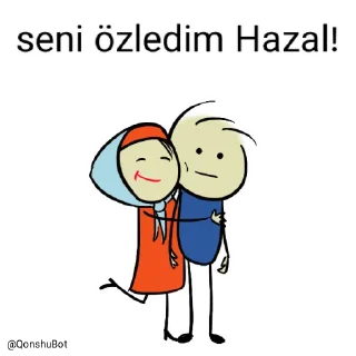 🤗 emoji Emre ve Hazal @Qonshubot Telegram sticker 6 of 31