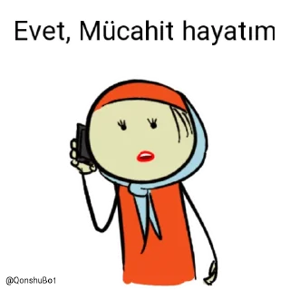 😊 emoji Mücahit ve Nergiz @Qonshubot Telegram sticker 11 of 31