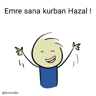 😇 emoji Emre ve Hazal @Qonshubot Telegram sticker 14 of 31