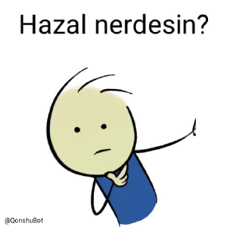 🤔 emoji Emre ve Hazal @Qonshubot Telegram sticker 9 of 31
