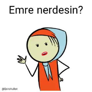 🤔 emoji Emre ve Hazal @Qonshubot Telegram sticker 10 of 31