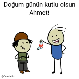 🎂 emoji Onur ve Ahmet @Qonshubot Telegram sticker 22 of 31