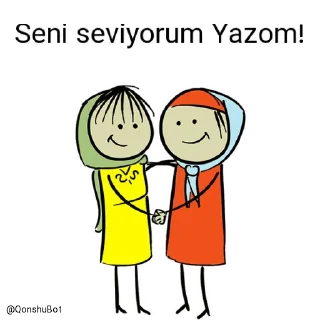 ❤️ emoji Nurum ve Yazom @Qonshubot Telegram sticker 17 of 31