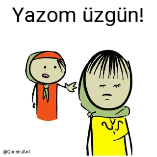 😓 emoji Nurum ve Yazom @Qonshubot Telegram sticker 10 of 31