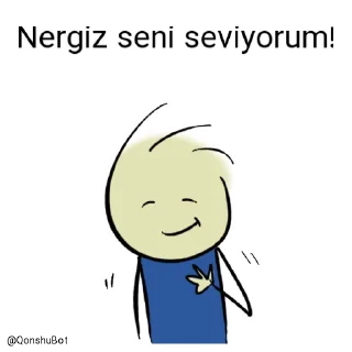 Sticker from Mücahit ve Nergiz @Qonshubot