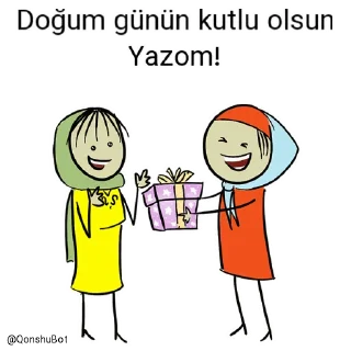🎂 emoji Nurum ve Yazom @Qonshubot Telegram sticker 22 of 31