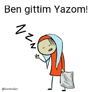 😴 emoji Nurum ve Yazom @Qonshubot Telegram sticker 21 of 31