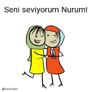 ❤️ emoji Nurum ve Yazom @Qonshubot Telegram sticker 16 of 31