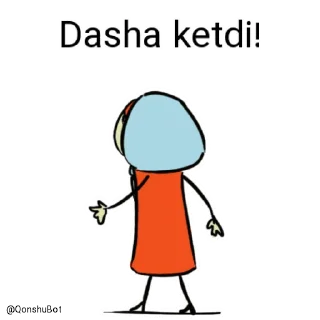 Sticker from Dasha @Qonshubot