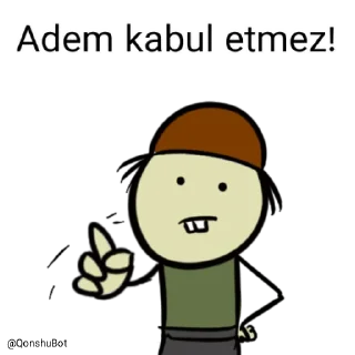 Sticker from Adem @Qonshubot