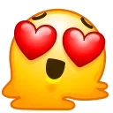😍 emoji Mashup emoji - @Gatta_Strafatta Telegram sticker 7 of 83