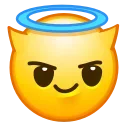 😇 emoji Mashup emoji - @Gatta_Strafatta Telegram sticker 14 of 83