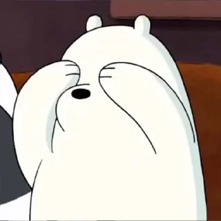Sticker from we bare bears (@frankiepan ♡)