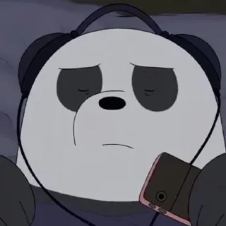 Sticker from we bare bears (@frankiepan ♡)