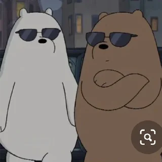 Sticker from we bare bears (@frankiepan ♡)