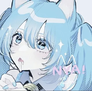 🌟 emoji 𝘏𝘢𝘵𝘴𝘶𝘯𝘦 𝘔𝘪𝘬𝘶𝘶‽ Telegram sticker 13 of 63