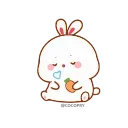 😑 emoji Lovely Tuji- @MochaStickers Telegram sticker 5 of 45