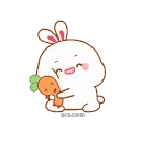 🤗 emoji Lovely Tuji- @MochaStickers Telegram sticker 7 of 45
