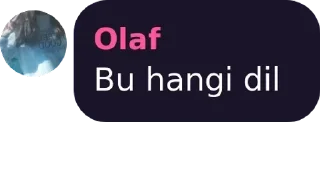 Sticker from Olaf