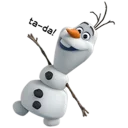 ⛄ emoji Olaf Christmas by @passion_stickers Telegram sticker 11 of 32